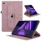 TEDTIKJT Funda para Lenovo Tab M10 HD (2nd Gen) 10.1 Pulgadas 2020 (TB-X306X) Tablet Cover PU Cuero Protectora 360 Giratoria Soporte Tablet Flip Cover Lenovo Tab M10 HD Gen 2 Carcasa,Oro Rosa Árboles