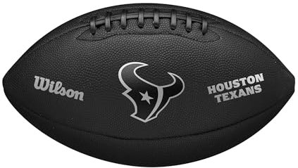WILSON NFL Team Metallic Premiere Fußball, offizielle Größe, Houston Texans