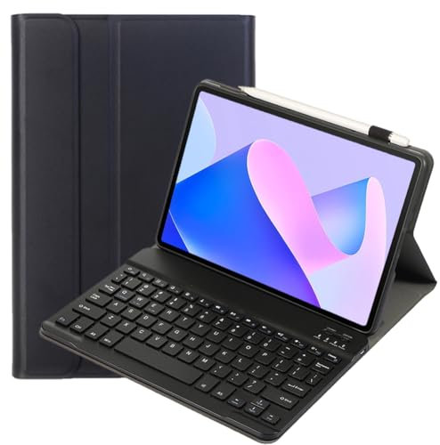 leleyo Cover tastiera per Huawei MatePad 11 2023 11 pollici Custodia tastiera wireless magnetica rimovibile QWERTY per Huawei MatePad 11 2023 (Nero)