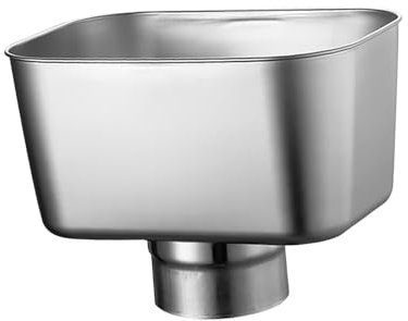 Milageto Dachrinnen-Fallrohradapter, Regenwasseranschluss, praktischer und effizienter Dachwassersammler, Fallrohranschluss für Wände im Freien, Rohrdurchmesser 63mm