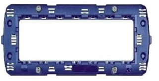 Ixtrima 2 pezzi supporto Compatibile Con Bticino Living Light, supporti scatola 502 503 504 507 (7 posti - 7 moduli)