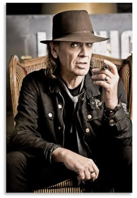 TANWPAN Udo Lindenberg Singer Fan Art Poster Dekorative Malerei Leinwand Wandkunst Wohnzimmer Poster Schlafzimmer Malerei,Wandkunst Bilddruck Moderne Familienzimmer Dekor 08x12inch(20x30cm)