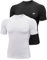 MEETYOO Kompressionsshirt Herren, Funktionsshirt kurz/Langarm Fitnessshirt Männer Sportshirt Atmungsaktiv Laufshirt für Laufen Jogging Sport Turnhalle