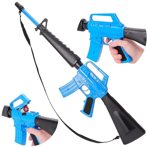 Toyland® 71cm (27) Druckgussgewehr – 8-Schuss-Pistole – Sound- und Raucheffekte mit Kammerbeleuchtung