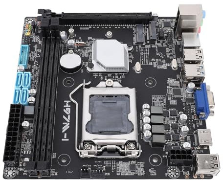 Gaming Motherboard,ITX Mining Motherboard for Core I7 I5 I3 4th Processors for LGA1150 DDR3,Serial ATA 3.0 M.2 NVME Protocol Computer Motherboard