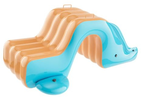 Oshhni Aufblasbare Wasserrutsche für Schwimmbad, Leiter-Wasserspiel-Spielzeug-Wasserrutsche für Garten