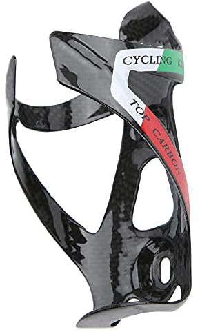 AKLOSIPY Bouteille Entièrement en Fibre de Carbone – Ultra Légère et Support pour Vélo de Route, élégante et Design.