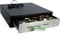Kassenschublade KA-410 RJ11 - elektrische Öffnung 12V/24V, 9 große Münzfächer, 4 Scheinfächer - Kassenlade RJ12