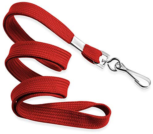 MIFFLIN - USA flache Schlüsselbänder für Ausweise, 91,4 cm, 5 Stück, bequeme Halsbänder