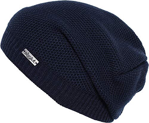 Eisglut Damen Zinal Strickmütze, Marine, M 57-58cm