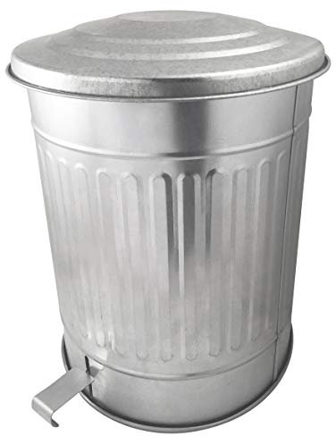 GUILLOUARD - Cubo de Basura con Pedal (40 L, 48), Acero