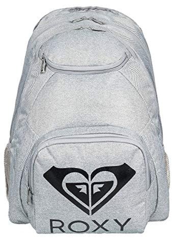 Roxy Damen Shadow SWELL SOLID Logo Rucksack, Heritage Heather