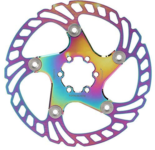 Alomejor Bike Disc Brake Rotor160mm 180mm 203mm Bicycle Disc Brake Floating Rotor Fit for Road Mountain Bike(180mm)