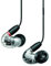 Shure Wired Sound Isolating Earbuds, High Definition Sound plus Natural Bass, Three Drivers, In-Ear Fit, Detachable Cable, Durable Quality, Compatible with Apple and Android Devices, Clear, Aonic 5