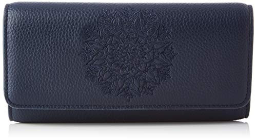 Desigual Womens Long Wallet Travel Accessory-Money Belt, Blue