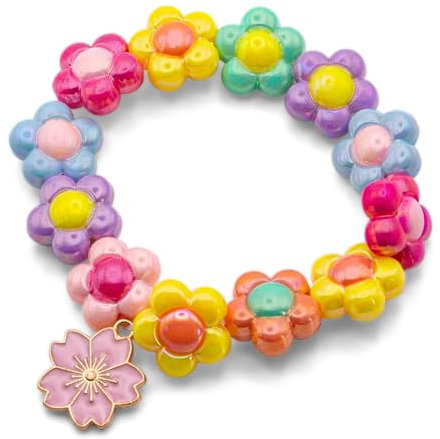 Pick & Pop, Flower Power: Sensorische Silikonpads: Befreie die Perlen und bastle EIN eigenes Armband.