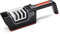 Cuisinart C77SHP-3SRS 3-Slot Foldable Knife Sharpener, Black/Red