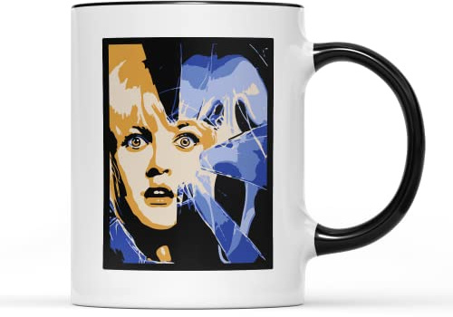 Willow Gifts - Scream Reflection - Slasher Horror Thriller Scary Gift Mug | End of Term Gift for Teacher 11oz Ceramic Tea Coffee Cup