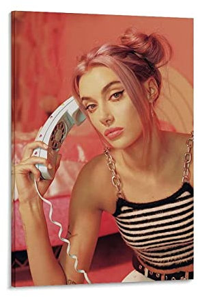 Enartly Leinwand Druck Poster Olivia O'brien Hot Girln Stampa Quadri per Soggiorno Camera da letto Decor 40x60cm Senza Cornice
