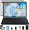 FACETEL Tablet 10 Pulgadas Android 13 Tablet Octa-Core 2.0 GHz, 12GB RAM + 128GB ROM (1TB TF), 5G WiFi, Bluetooth 5.0, 5MP+8MP, HD IPS, Facciale ID, Widevine L1, Tablet con Teclado y Raton - Plateado