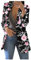 Blazer Femme Chic et Élégant Fleurie Cintré sans Bouton Costume Pas Cher Marque Bureau Affaires Blazer Slim Fit Cintré Printemps Haut De Travail Blouson Jacket Femme Rose XL