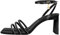 Armani Exchange Damen Dalia, Triple Band, Ankle Strap Heeled Sandal, Black, 39 EU