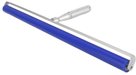 Rouleau de Nettoyage Antistatique, Rouleau Manuel en Silicone Bleu à Haute viscosité, Roulement en Fer à Haute Résilience pour Usine Poussière (61 cm / 24 pouces)