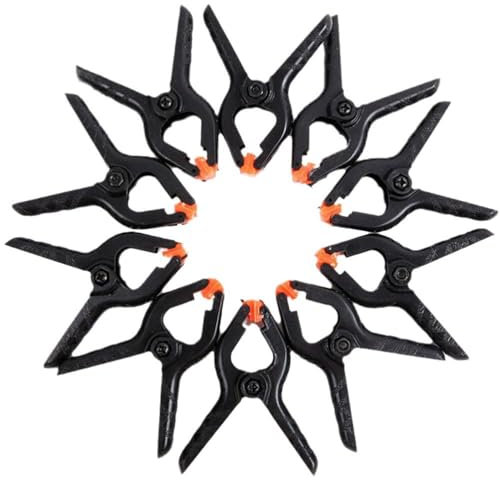 10 morsetti a molla, 4 pollici, set di morsetti in plastica ad alte prestazioni, per fai da te, lavorazione del legno, clip di sfondo per studi fotografici