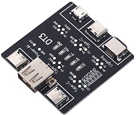 Booso Carte de Détection de Ligne de Données USB Testeur de Câble USB DT3 pour iOS Android Micro-USB Type-C