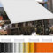 Voile d'ombrage pour Balcon Brise Vue 2 x 3 m 98% UV Protection,Polyester, Jardin Bâche d'ombrage avec Oeillets avec Cordons pour Pergola, Fleurs, Patio Lawn., Blanc
