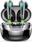 BESNOOW Cuffie Bluetooth, Auricolari Bluetooth 5.3 Microfono ENC Chiamata Riduzione del Rumore, Cuffie Wireless In Ear, Cuffiette Controllo Touch IP7, Argento nero