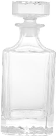 COLLBATH Whiskey Decanter Bottle Shots Alcohol Whisky Whiskey Decanter Glass Empty Liquor Holder Decorative Liquor Holder