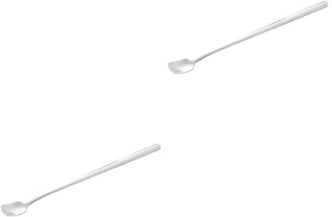 Mikinona 2St Rührstab Schneebesen trinken Mixer für Kaffee -Rührstäbchen Rührer trinken kaffeerührer coffee stirrer rostfreie Rührstäbchen Cocktailrührer Silver Wiederverwendbar