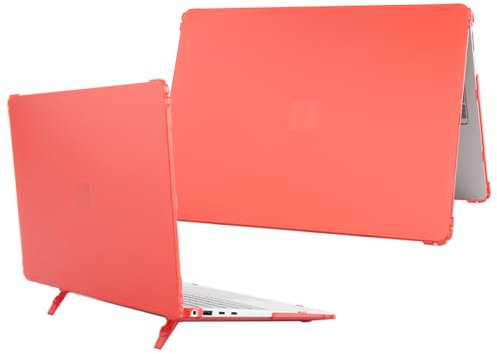 mCover Case ONLY Compatible for 2024+ 13.8 Microsoft Surface Laptop 7 Windows PC with ARM CPU and AI-Powered Copilot+ (NOT Fitting Other Surface Models) - Red