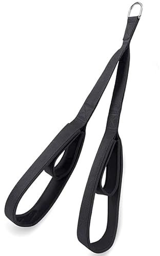 Tricep Rope Gym Rope Double Head Resistance Training Rope 29 and 22 Lengths for Bicep and Tricep Workouts Cable Machine Attachments Fitness Exercise Rope for Home and Gym Use