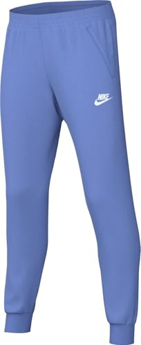 Nike Sportswear Club FD3008-494 Pantalon de Jogging en Polaire pour Enfants Plus âgés, Royal Pulse/Blanc Taille M