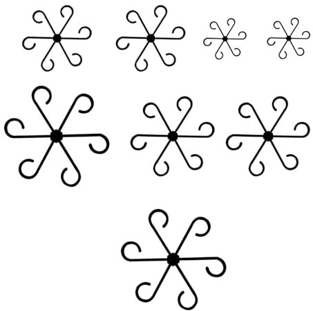 8 Pcs Plant Stem Support, Plant Supports for Indoor Plants, Monstera Support, Support Clips for Alocasia, Climbing Houseplant, Reusable Plastic Stem Holders for Climbing Plants Thriving Growth