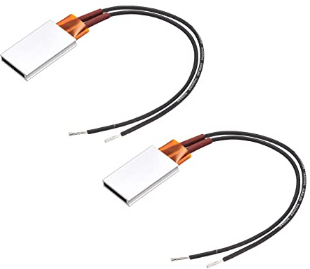 sourcing map PTC Heating Element 12V 2W-15W 70C Consistent Temperature Ceramic Thermostatic for Heating 2pcs
