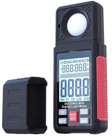 Digital Light Meter Photography Digital Luxmeter Split Illuminometer Lux/Fc Photometer Enviromental Tester
