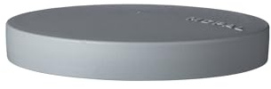 Mepal Ersatzdeckel Snackpot & Fruitpot Ellipse | passend auch für Lunchpot Behälter | Deckel mit Dichtung | Ø 107 mm | grau | BPA-frei, spülmaschinenfest, lebensmittelecht | Made in NL