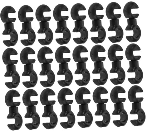 BCOATH 100pcs Bike Cable Clips Cable Organizer Mounts for Mountain Road Bikes Easy Installation S Style Wire Fastener Clamps