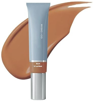 CC Cream für reife Haut, leichte Flüssig-Puder-Foundation, Anti-Falten-Feuchtigkeitsformel mit sanft-mattem Finish