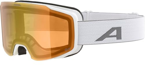 ALPINA TAOS Q-LITE - verspiegelte, kontrastverstärkende Skibrille mit 100% UV-Schutz, für Erwachsene