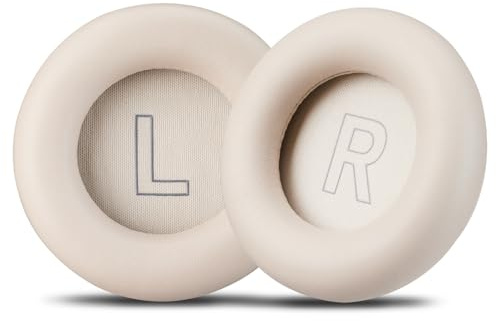 AHG Premium hx ear pads cushions compatible with Bang & Olufsen Beoplay HX headphones (Gold Tone). Easy DIY Fit | Luxurious Sheepskin Leather | AHG FlexiSoft Foam | Seam Stitched Durability