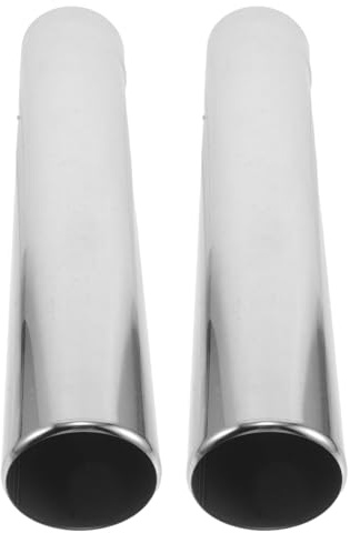 IMIKEYA Kit de Tuyau de Poêle à Bois en Acier Inoxydable 2pcs 43cm pour Conduit de Cheminée Extérieur, Installation Simple, Adapté Poêle de Camping et Chauffage Bois