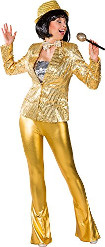 Schlaghose für Damen - Gold - Gr. L XL