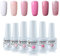 Vishine 6Pcs Soak Off LED UV Gel Nail Polish Varnish Nail Art Starter Kit Beauty Manicure Collection Set C001