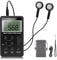 Flyoukki Pocket Small Radio by , Personal Mini AM FM Portable Digital Tuning Transistor Radios with Best Reception, Earphones, Lanyard and Rechargeable Battery for Walking Jogging Exercising (Black)