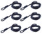 perfk - 6 Cuerdas para Guardabarros de Barco, 6,35 x 1,52 m, Color Azul