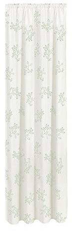 Feel of Nature Fertigschal CAJA aus 100% Bio-Baumwolle, Blickdicht 40703 | Maße: 245 x 140 cm | Farbe: (grün)